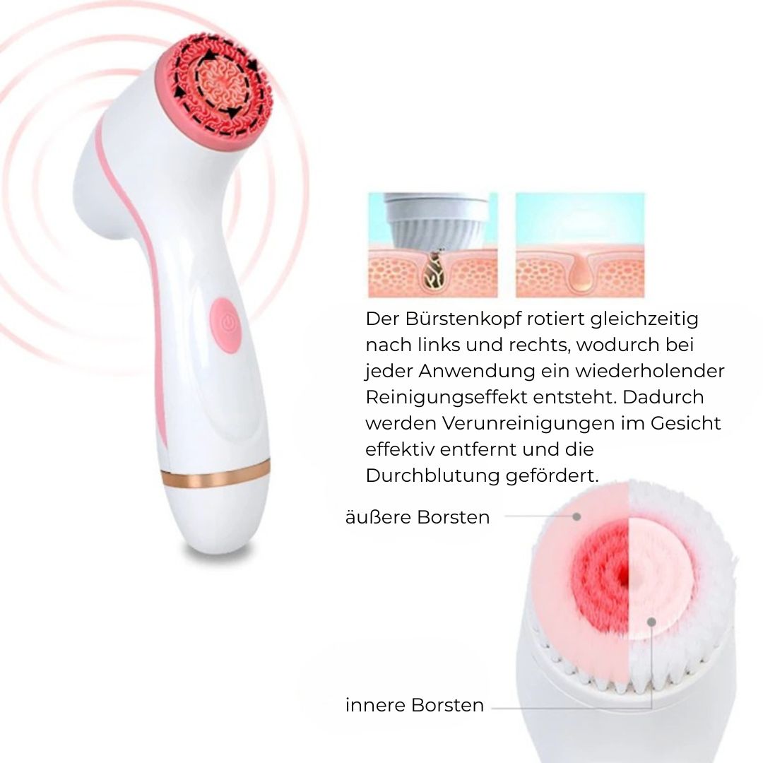 Rotierender Bürstenkopf für beste Reinigung