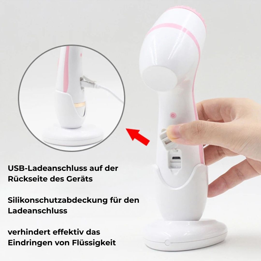 Gesichtsbürste mit USB Anschluß