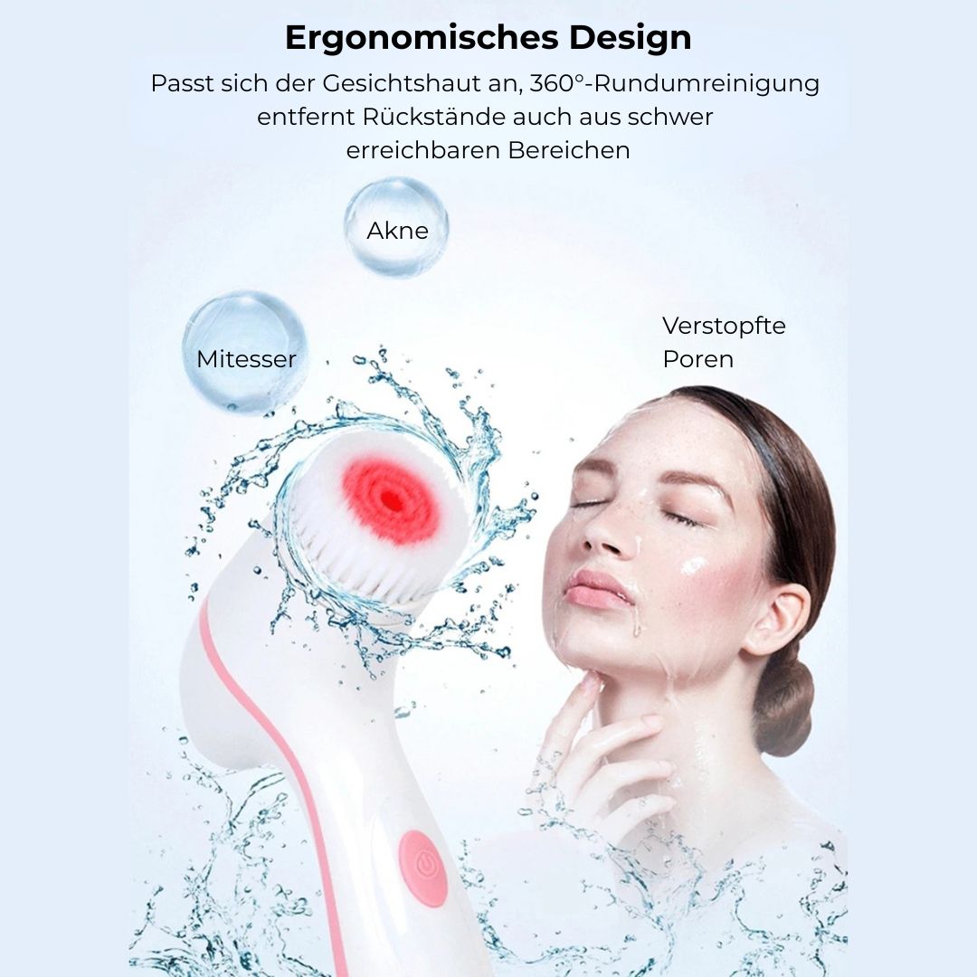 Ergonomisches Design der Gesichtsreinigungsbürste