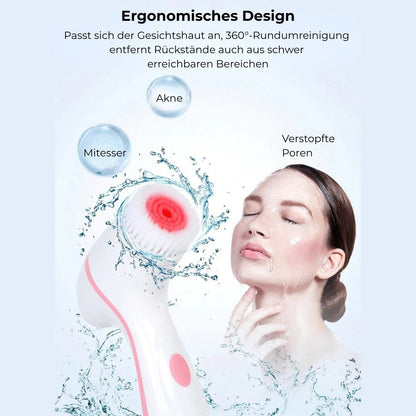 Ergonomisches Design der Gesichtsreinigungsbürste