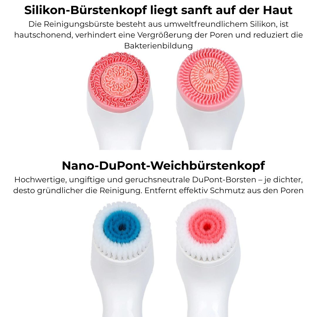 Silikon-Bürstenköpfe für die Gesichtsreinigung