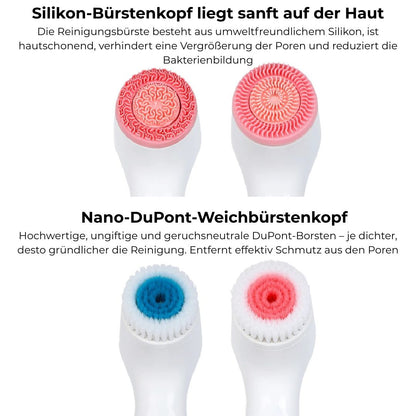 Silikon-Bürstenköpfe für die Gesichtsreinigung