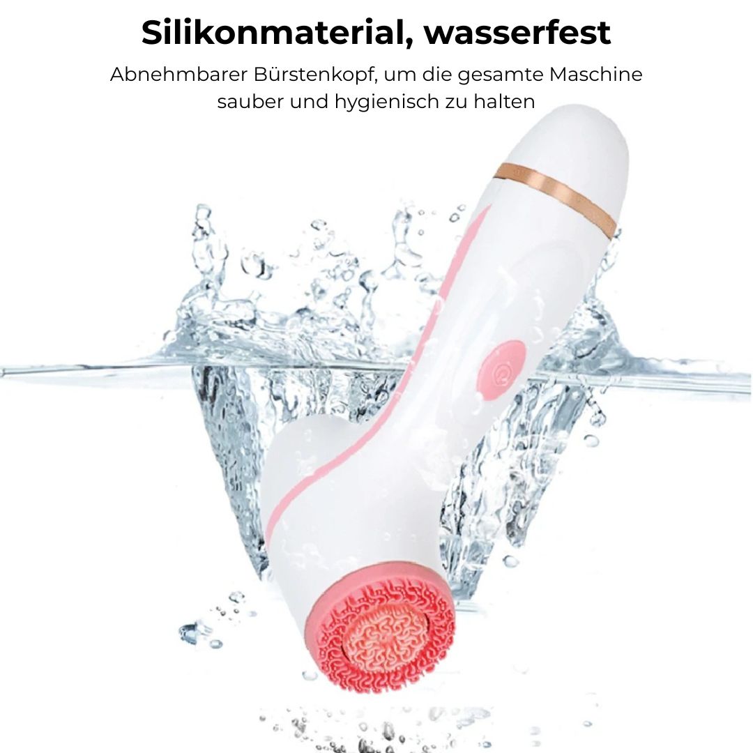 Gesichtsbürste mit wasserfestem Silikonmaterial